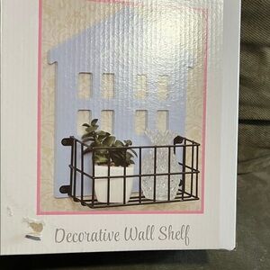 Blue House-Shaped Decorative Wall Shelf